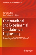 Cover: Computational and Experimental Simulations in Engineering - Springer
