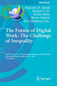 Enlarge image Cover: The Future of Digital Work: The Challenge of Inequality - Springer