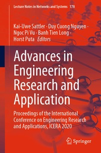 Enlarge image Cover: Advances in Engineering Research and Application - Springer