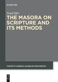 Cover: The Masora on Scripture and Its Methods - De Gruyter
