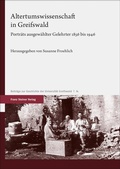 Cover: Altertumswissenschaft in Greifswald - Franz Steiner Verlag