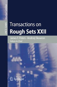 Abbildung von: Transactions on Rough Sets XXII - Springer
