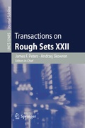 Cover: Transactions on Rough Sets XXII - Springer