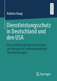 Abbildung von: Dienstleistungsschutz in Deutschland und den USA - Springer