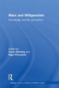 Cover: Marx and Wittgenstein - Routledge