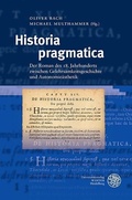 Cover: Historia pragmatica - Universit&auml;tsverlag Winter