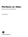 Cover: Perform or Else - Routledge