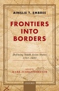 Cover: Frontiers into Borders - OUP