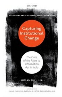 Enlarge image Cover: Capturing Institutional Change - OUP