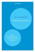 Cover: Contested Secessions - OUP