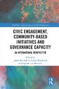 Enlarge image Cover: Civic Engagement, Community-Based Initiatives and Governance Capacity - Routledge