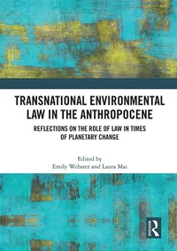 Abbildung von: Transnational Environmental Law in the Anthropocene - Routledge