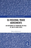 Cover: EU Regional Trade Agreements - Routledge