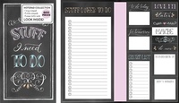 Abbildung von: Book of Sticky Notes: Stuff I Need to Do (Chalkboard) - New Seasons
