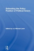 Cover: Estimating the Policy Position of Political Actors - Routledge