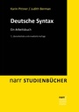 Cover: Deutsche Syntax - Narr Francke Attempto Verlag
