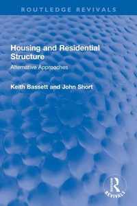 Enlarge image Cover: Housing and Residential Structure - Routledge