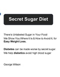 Cover: Secret Sugar Diet - BOOKBABY