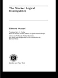 Cover: The Shorter Logical Investigations - Routledge