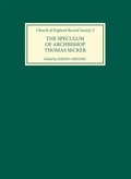 Cover: The Speculum of Archbishop Thomas Secker - De Gruyter