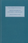 Cover: From Cranmer to Davidson - De Gruyter