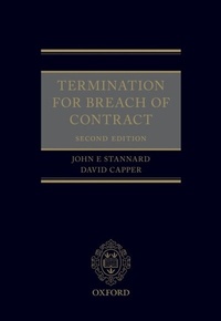 Abbildung von: Termination for Breach of Contract - OUP eBook