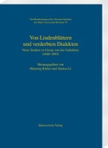 Cover: Von Lindenbl&auml;ttern und verderbten Dialekten - Harrassowitz Verlag