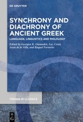 Cover: Synchrony and Diachrony of Ancient Greek - De Gruyter