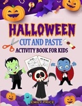 Cover: Halloween Cut and Paste Activity Book for Kids - Charlie Creative Lab