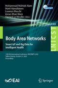 Cover: Body Area Networks. Smart IoT and Big Data for Intelligent Health - Springer