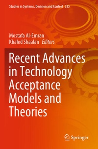 Enlarge image Cover: Recent Advances in Technology Acceptance Models and Theories - Springer