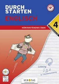Abbildung von: Durchstarten Englisch 4. Klasse Mittelschule/AHS Hörverständnis üben (mit Audio-CD) - VERITAS Linz