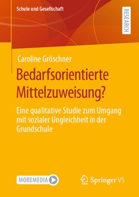 Abbildung von: Bedarfsorientierte Mittelzuweisung? - Springer VS