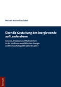 Abbildung von: Über die Gestaltung der Energiewende auf Landesebene - Tectum Wissenschaftsverlag