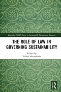 Cover: The Role of Law in Governing Sustainability - Routledge