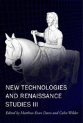 Cover: New Technologies and Renaissance Studies III - Iter Press