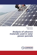 Cover: Analysis of advance materials used in solar power pannels - LAP Lambert Academic Publishing