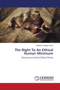 Cover: The Right To An Ethical Human Minimum - LAP Lambert Academic Publishing