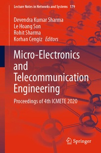 Enlarge image Cover: Micro-Electronics and Telecommunication Engineering - Springer