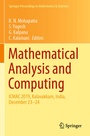 Cover: Mathematical Analysis and Computing - Springer