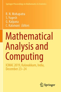 Enlarge image Cover: Mathematical Analysis and Computing - Springer
