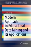 Cover: Modern Approach to Educational Data Mining and Its Applications - Springer