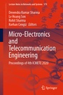 Cover: Micro-Electronics and Telecommunication Engineering - Springer