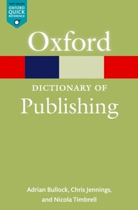 Enlarge image Cover: A Dictionary of Publishing - OUP eBook