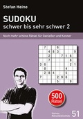 Cover: SUDOKU - schwer bis sehr schwer 2 - verlag presse service