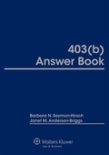 Cover: 403(b) Answer Book - Wolters Kluwer Law & Business
