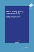Bild: Credit rating agency liability in Europe - Eleven International Publishing