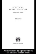 Cover: Political Investigations - Routledge