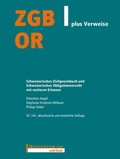 Cover: ZGB/OR plus Verweise - Orell F&uuml;ssli Verlag