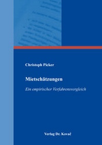 Abbildung von: Mietschätzungen - Kovac, Dr. Verlag